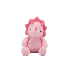 Cute Pink Triceratops Stuffed Animal