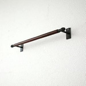 木製タオルハンガー 木製 タオルハンガー シエラ W240 BK 【 日本製 】 木とアイアン