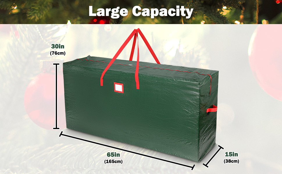 Christmas Tree Storage Bag, Fits Up to 9 Ft Xmas Disassembled Holiday Trees, Artificial