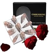 Handmade Acrylic Press On Nails 3D Nails French Press On Nails Glitter Press On Nails Elegant Pre...