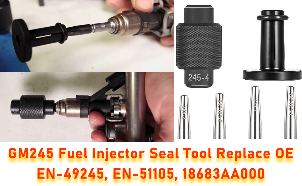 GM245 Fuel Injector Seals Tools Compatible with GM Subaru Replace to 