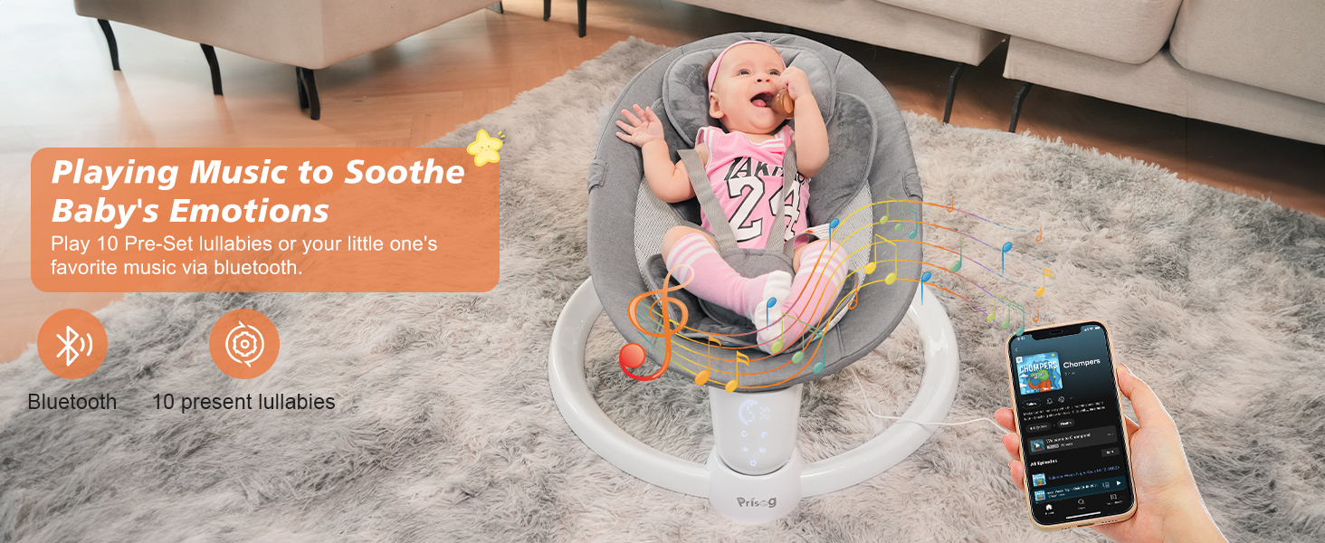 baby bouncer bluetooth