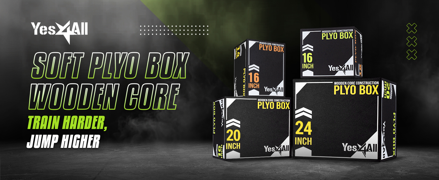 hip thrust; jumping; workout platform; foam box; yes4all plyo box; plyometrics box