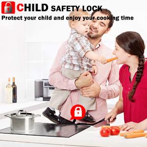 Ceramic Hob, Karinear 60cm Built-in 4 Zones Electric Hob With Touch Control 6000W, Hard Wired, No Plug Included 15 electric cooker 60cm