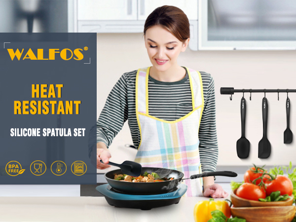  spatula set silicone rubber spatula small spatula mixing spoons spatula baking spatulas for kitchen