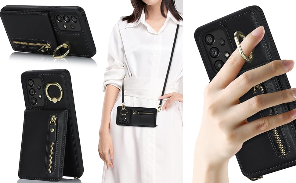Amazon.co.jp: A53 5g galaxy ケース ショルダー 手帳型 上下開