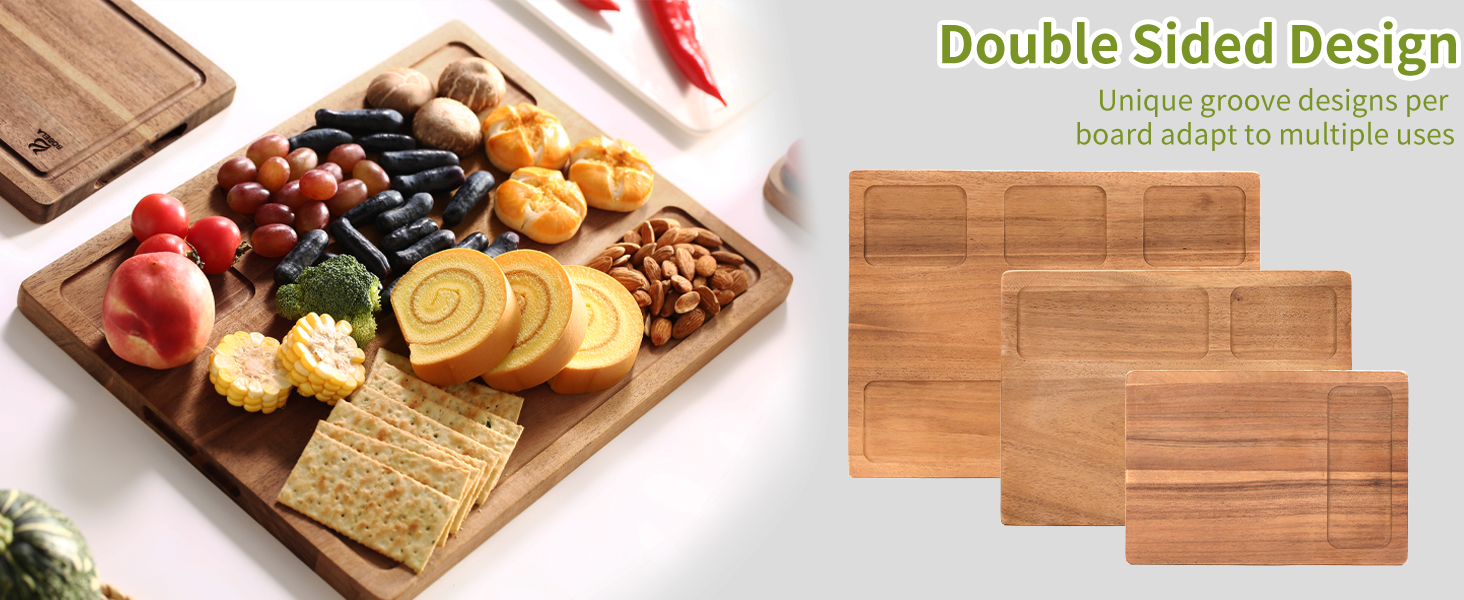 wood cutting board set