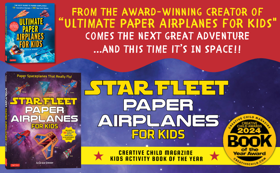 Star Fleet Paper Airplanes for Kids: Paper Spaceplanes That