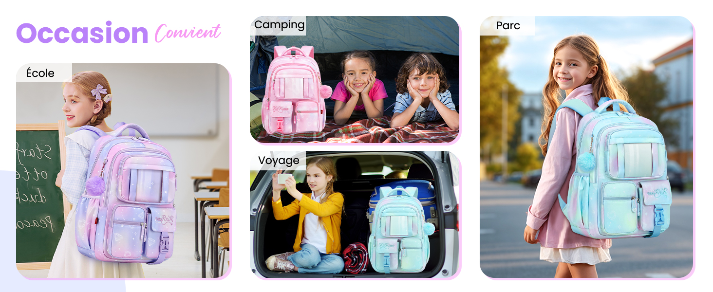 Sac d'école Fille