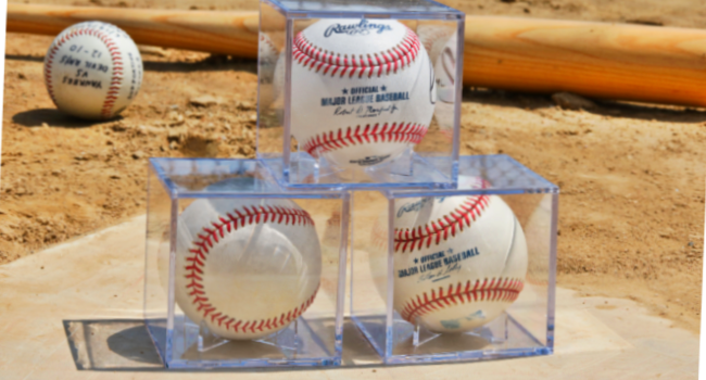 baseball display cubes baseball showcase baseball collection display clear baseball holder
