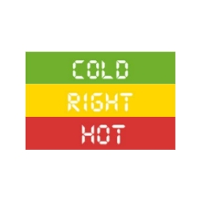 cold hot right limit temperature signal warning