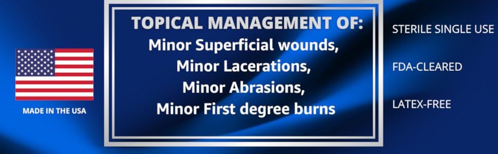 SilverSeal Soothing Burn Wound Protective Hydrogel Dressing X-Static Silver Sterile Cooling Relief