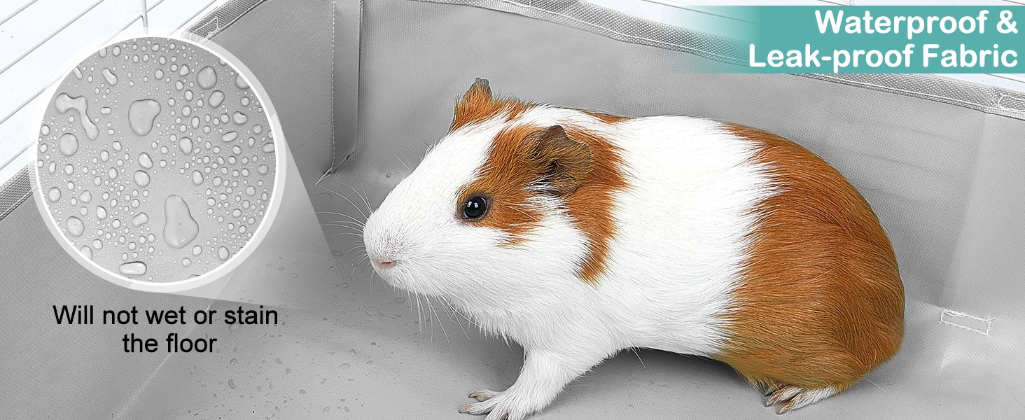 Guinea Pig Cage Liner Washable Guinea Pig Pad Waterproof