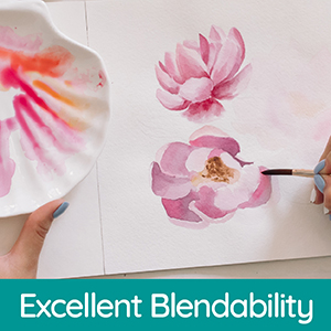 blendability blend excellent quality brushes watercolors sheets GSM coloring perfect gift pack