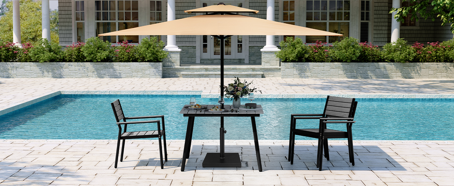vredHom 40lbs Patio Umbrella Base Stand