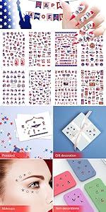 Independence Day Nail Stickers