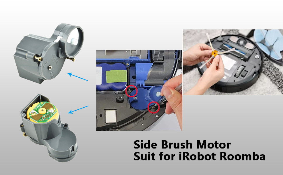 Side Brush Motor Module Replacement Part for iRobot Roomba 500,Side Brush Module