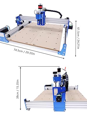 CNC Router Machine Kit 4040 Engraving Milling Machine 100W USB CNC Engraving Machine for Industrial Advertising Arts and Crafts DIY Design Carving Plastic Wood 21 100W USB CNC Engraving Machine