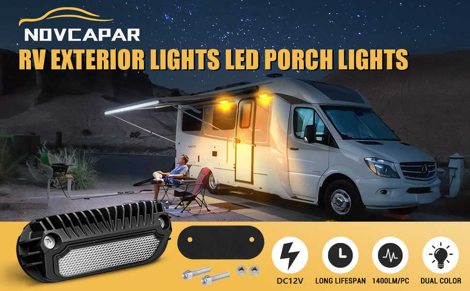 RV Exterior Lights Led 12v Super Bright RV Porch Light RV Lights