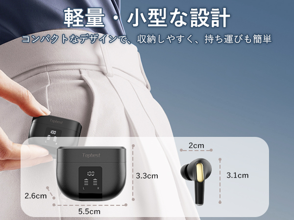【新品】Bluetoothイヤホン　アスカモデル Amazon.co.jp: TALIX 2025モデル Ultra Open Earbuds X6 OWS