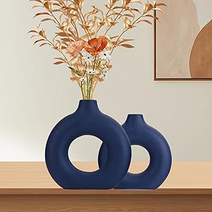 navy blue vase