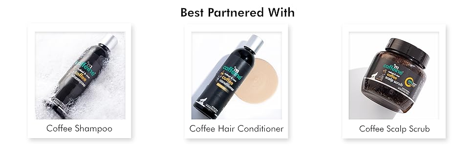 best partnered with mcaffeine coffee shampoo hair conditioner scalp scrub