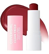 CoverGirl Clean Fresh Tinted Lip Balm, Vegan Formula, Hydrating, Natural Finish, Bliss You Berry,...