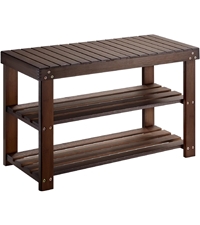Bamboo Shoe Rack Bench