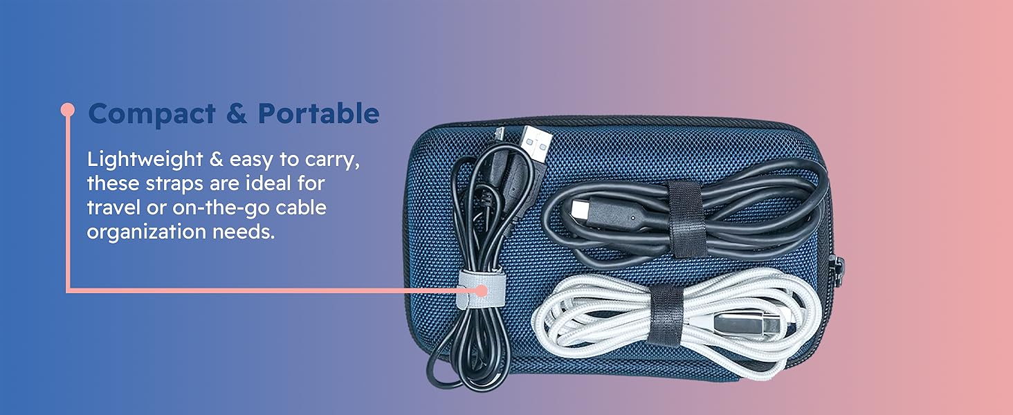velcro ties for cords and cables