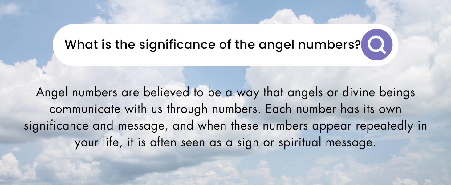 Meaning angel numbers 