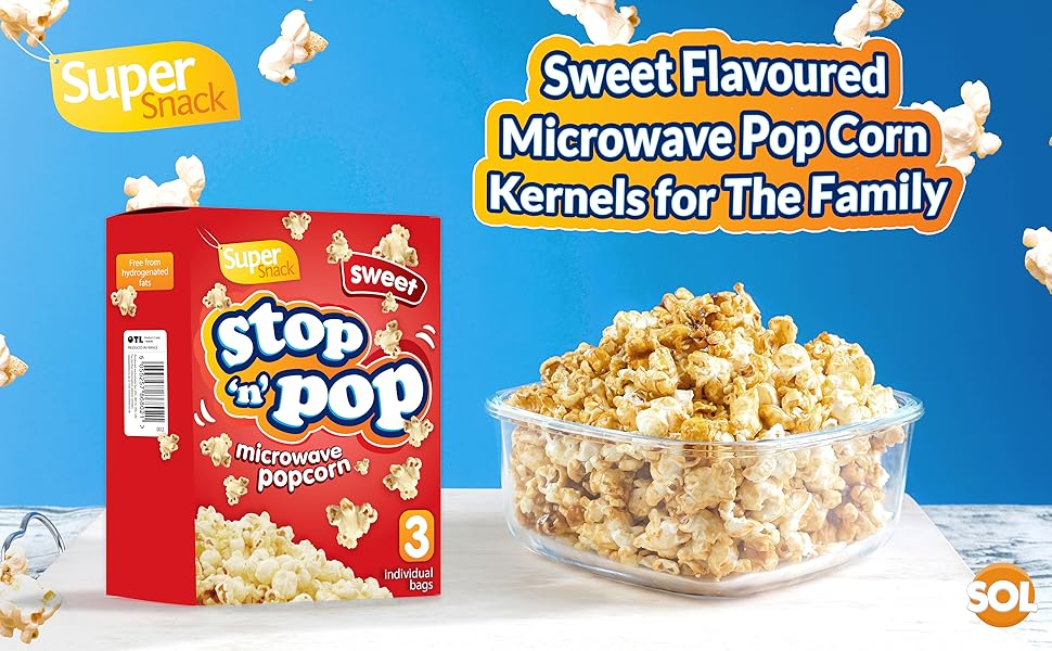 12pk x 85g Microwave Popcorn Butter Popcorn Flavour Popping Pop Corn