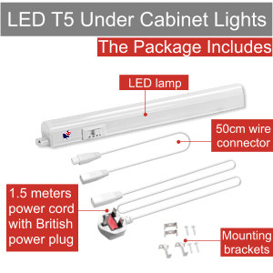 under cupboard kitchen lights, wardrobe lights with a full set