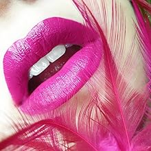 Model demonstrating carmela lip palette