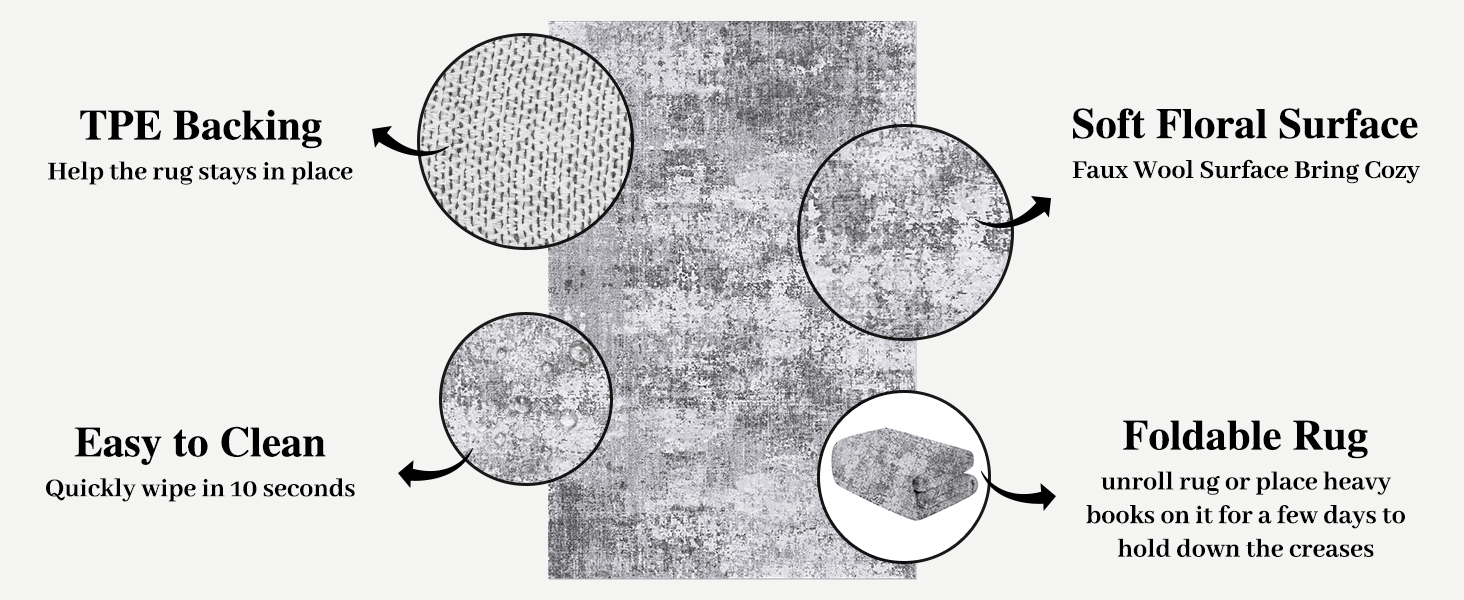 purecozy abstract rug