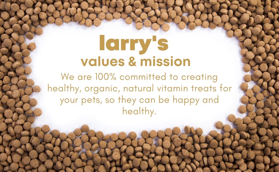 Larry 8in1 Dog Multivitamin, Dog Vitamins with Omega 3 6