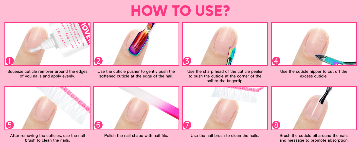 Cuticle Remover and Cuticle Oil Kit