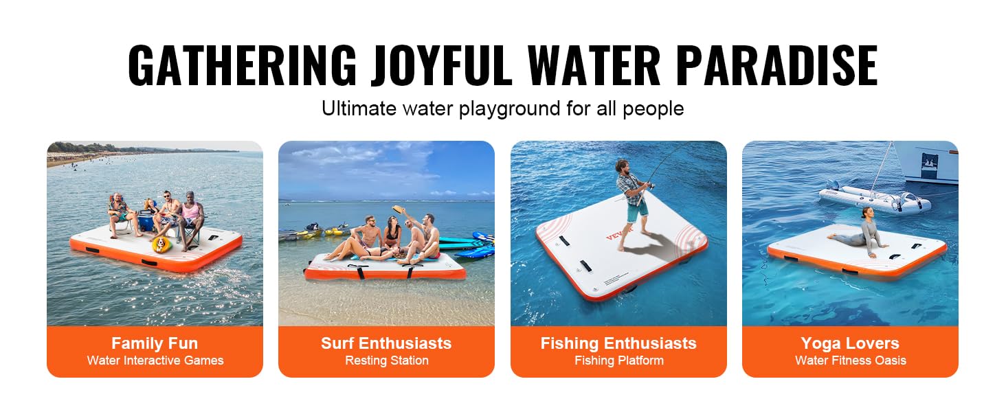 lounger rafting platform