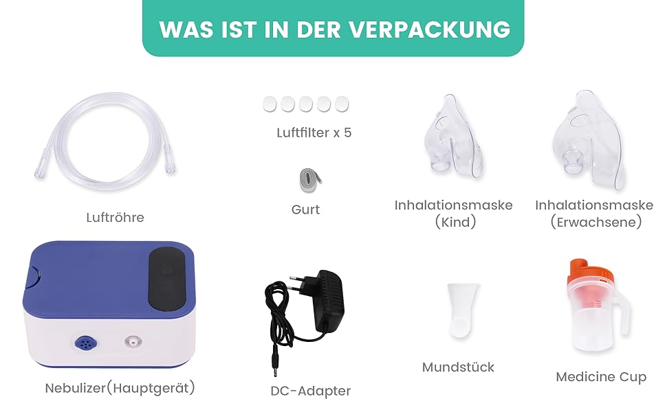 Inhalator für Erkältungen oder Asthma