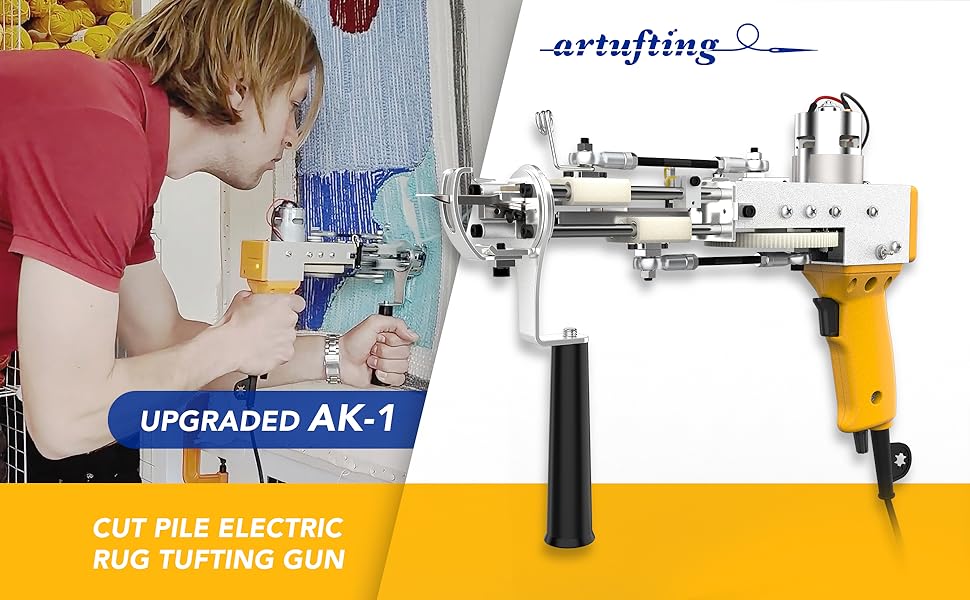 Cut Pile Tufting Gun Original AKI Rug Making kit Rug Gun