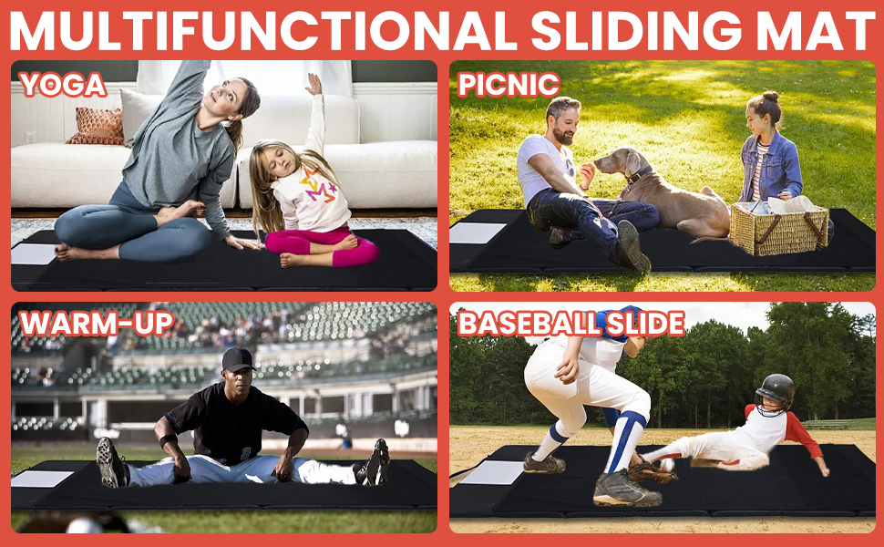 ANDGOAL Baseball/Softball Sliding Mat Sliding Mat Baseball Practice Sliding In