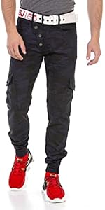 Cipo & Baxx Herren Stylische Freizeitjeans im Bikerstyle – Regular Fit oder Slim Fit | Stone Washed Denim mit Ziernähten C502b429 6ad5 4b84 9ba7 E1b2fec03c29. AC SR150,300
