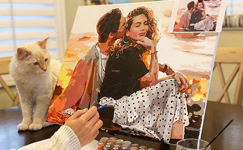 Photo to Custom DIY Paint by Numbers for Adults,Your Own