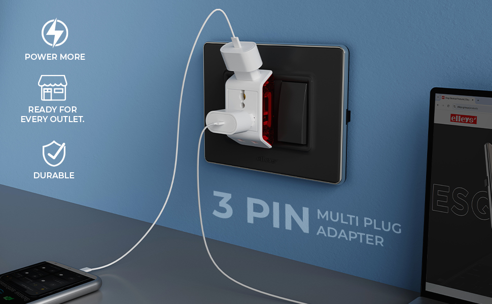 three pin plug socket, multi plug adapter, 3 pin plug socket, multiplug sockets, 2 pin 3 pin socket