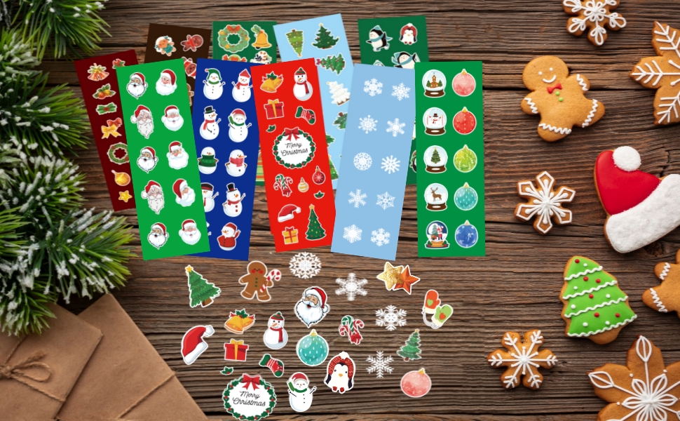 christmas stickers