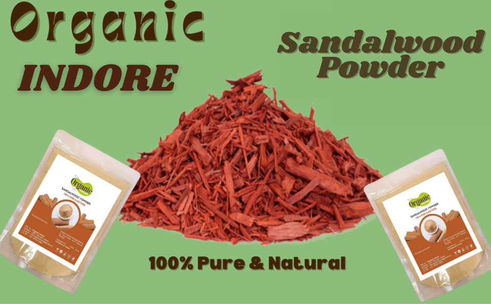 Organic indore Sandalwood powder (Chandan Powder) 100 gm for facepack