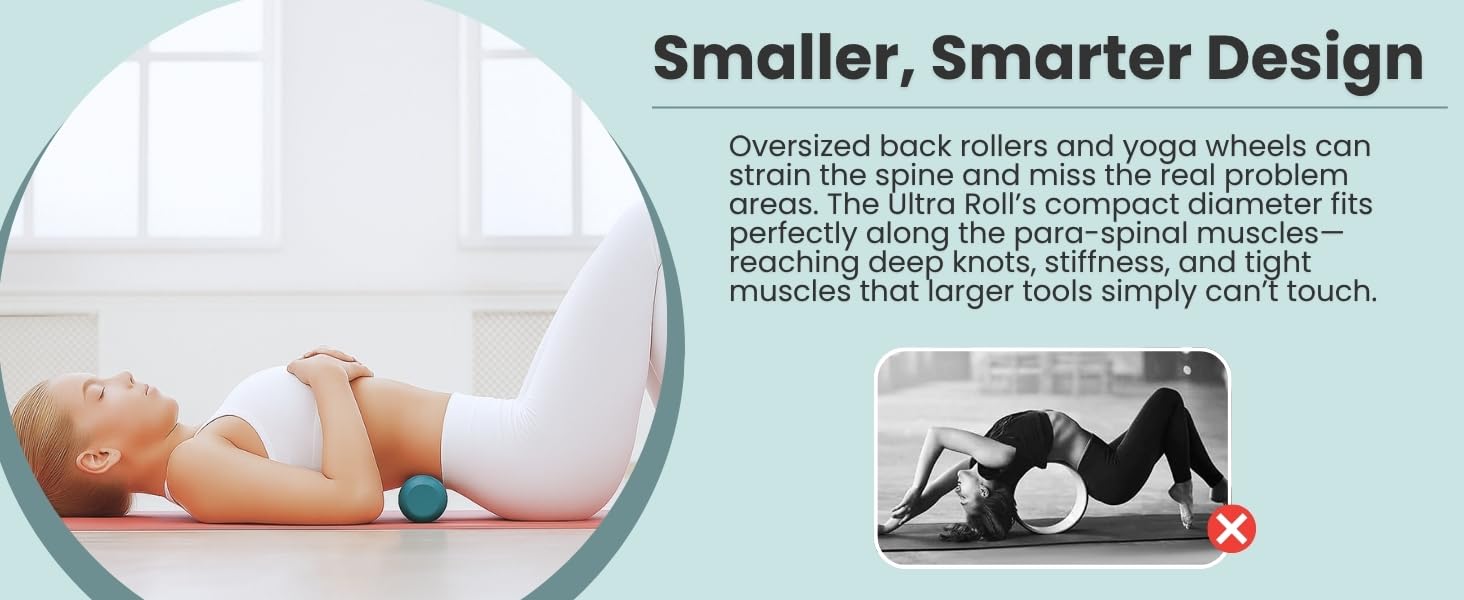 ultra roll massager deep tissue nassage neck lower back