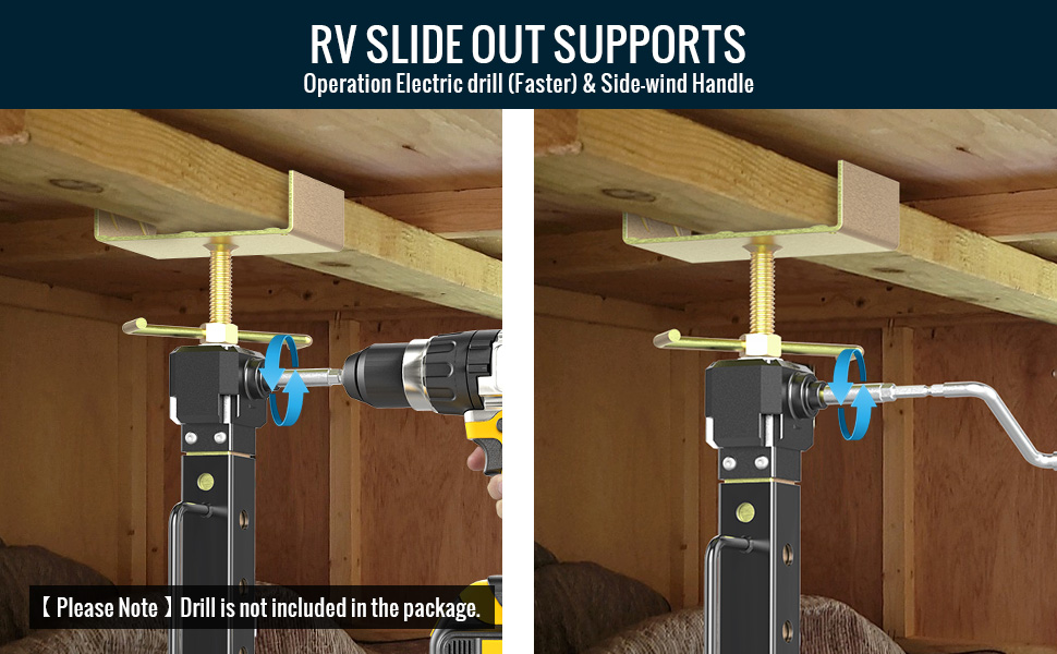 2024 Upgraded RV Slide Out Supports Stabilizer Jacks, [Allow Drill