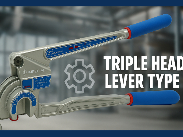 Imperial Tool 370FH Triple Head 180 Degree Tube Bender, 3/16