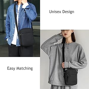 Practical Causal Nylon Shoulder bag