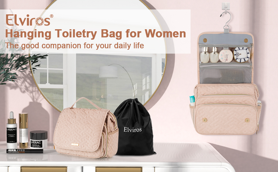 Fashionable and Functional Hanging Toiletry Bag